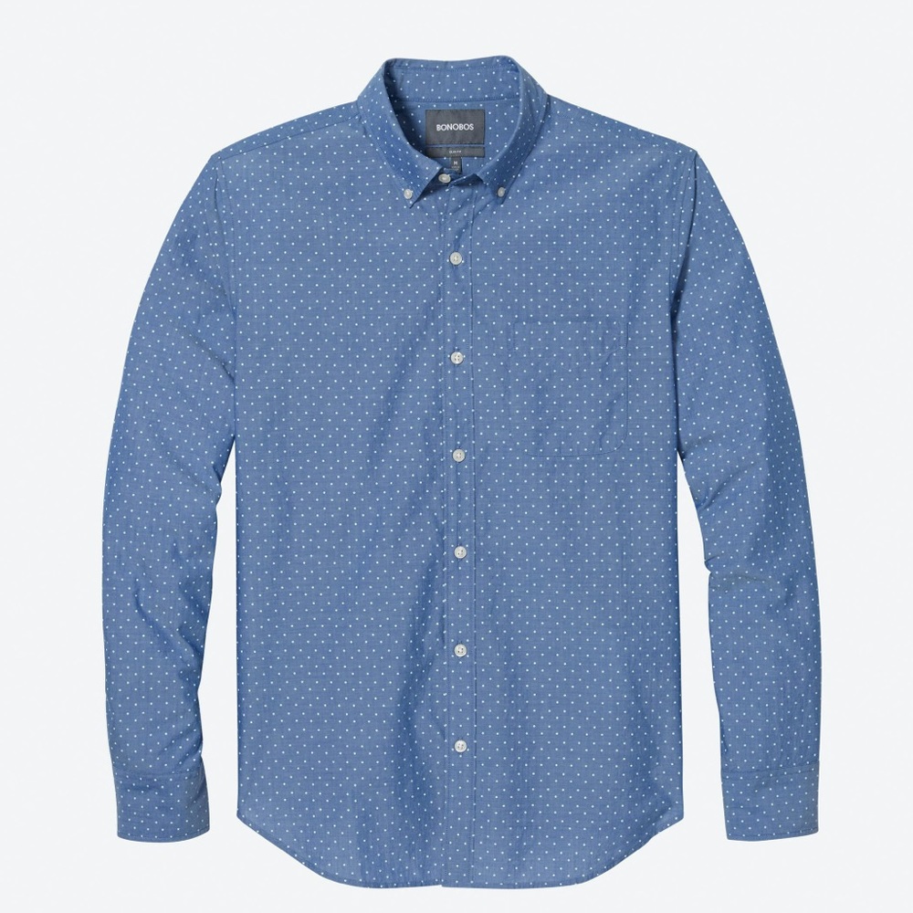 Bonobos Button Down Polka Dot Shirt Sz XXLT
